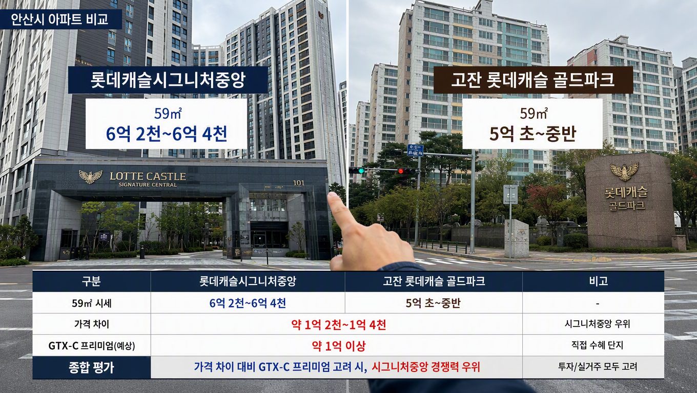 롯데캐슬시그니처중앙 분양가 주변 시세와 프리미엄 비교로 판단하세요